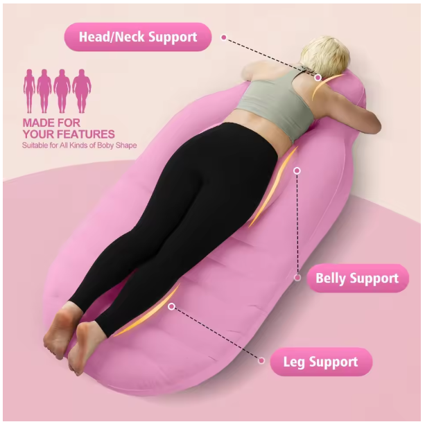 NurtureNest Pregnancy Pillow