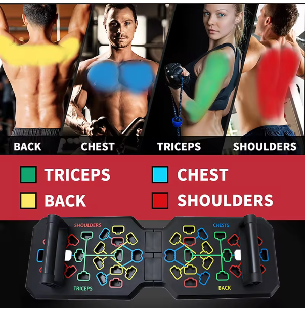 PowerFlex Pro – Portable Push-Up Training Board
