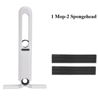 Compact Handheld Mop with Self-Squeezing Sponge for Efficient Home Cleaning of Floors, Desks, Windows, and Cars